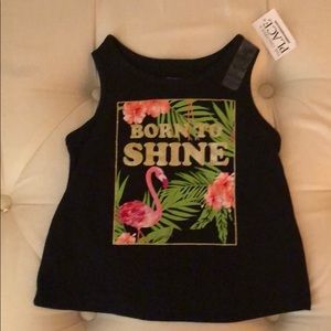 NWT Born to Shine Tank for Toddler Girls